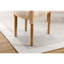 Chaise de salle à manger en bois massif de style français, ensemble de 2