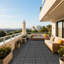 Carreaux de terrasse en plastique emboîtables-113414429