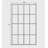46.02" W x 72.02" H Framed Fixed Glass Panel Shower door