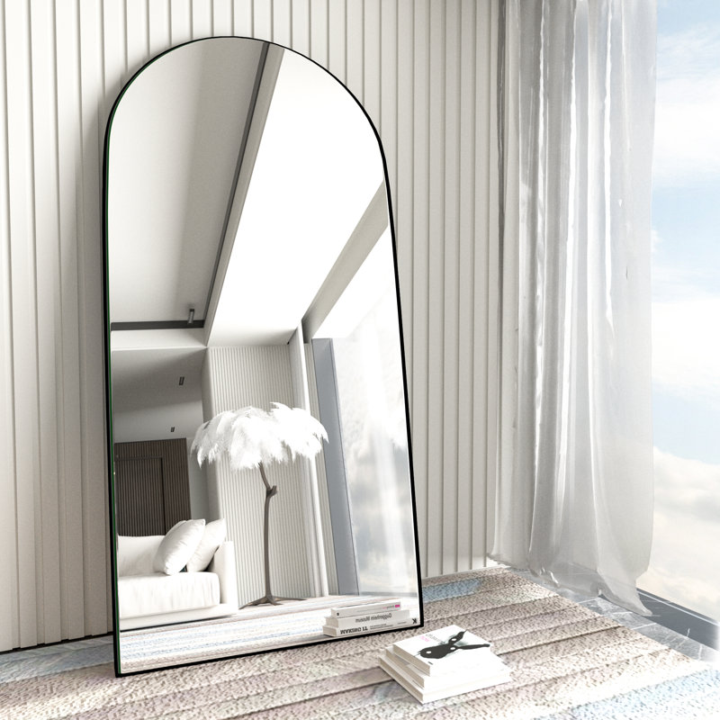 Miroir sur pied pleine longueur Classic, H 71 po x l 28 po, Noir