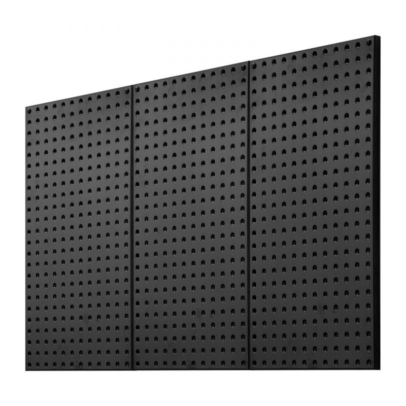 Metal Pegboard Panels 24" x 12" Wall Organizer for Garage Tool Storage