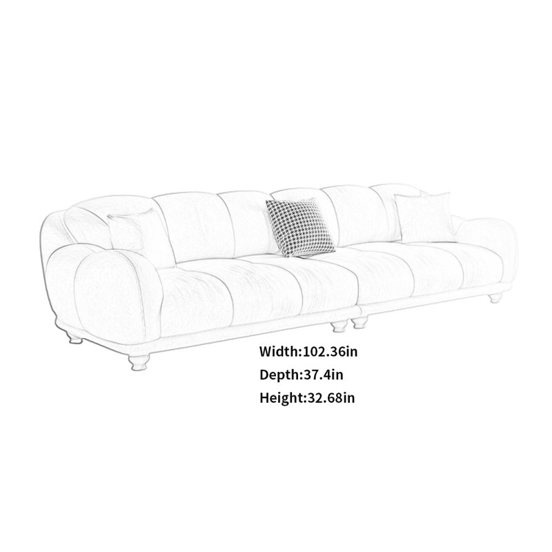 Canapé moderne simple et décontracté, Gris