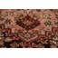 Tapis motif géométrique rétro Heriz Persian noué à la main 10 x 13