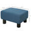 40cm Wide Tufted Solid Colour Footstool Ottoman-1502491695
