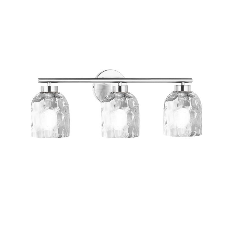 Éclairage pour meuble-lavabo 3 lumières Griffith, Chrome poli