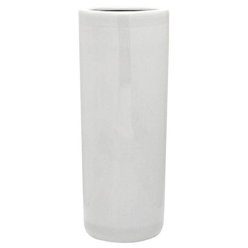 24" Bright Yellow Umbrella Stand, White