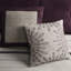 Édredon 7 pièces en faux suède mauve - très grand, design transitionnel, rembourrage, 3 coussins décoratifs, 2 taies décoratives très grandes en daim, doux au toucher, brodé assorti