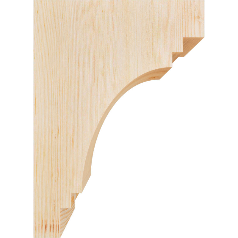 Corbeau Pescadero, H 16 po x l 5,5 po x P 12 po, Sapin de Douglas, Lisse