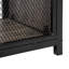 Barbi 114.5cm H x 75cm W Powder-coated Metal Geometric Bookcase
