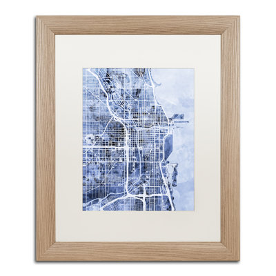 " Chicago Street Map 2 " by Michael Tompsett