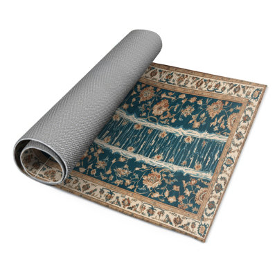 Tapis d'intérieur et d'extérieur gris Persian
