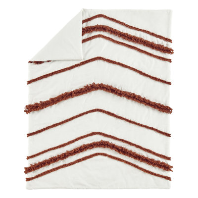 Boho Fringe 4 - Piece 100% Cotton Crib Bedding Set