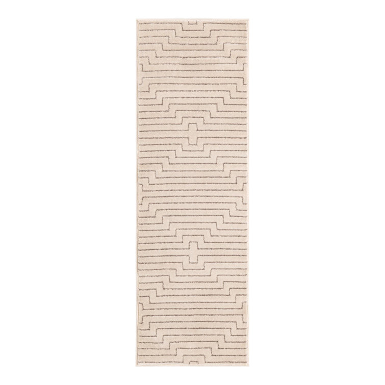 Latitude Run® Mirage Novica Rug White and Silver