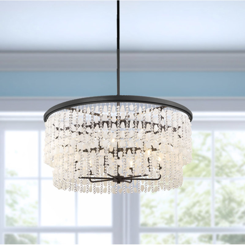 Shimmering Elegance 9 - Light Metal Chandelier