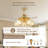 Isco Ceiling Fan with 5 Light Kit-1556495685