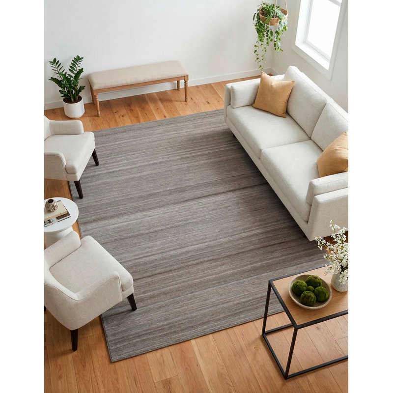 Rudra Area Rug in Beige/Ivory, Rectangle 8' x 10'