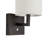Modern 1-Light Linen Fabric Shade Wall Sconce