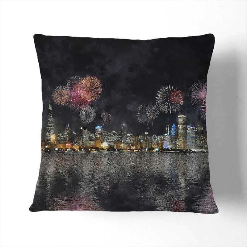 Square Throw Cushion, 55cm H x 55cm W x 20cm D