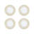 Gold Exotic 6.65'' Porcelain China Appetizer Plate