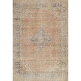 Vintage One-of-a-Kind 6'9" X 10'2" Hand Knotted Area Rug