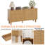 Buffet 61 "Mid Century avec tiroirs et portes cannelées