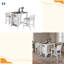 Table de salle à manger 3 pièces avec tablettes et 2 chaises solides-748170522-748170517