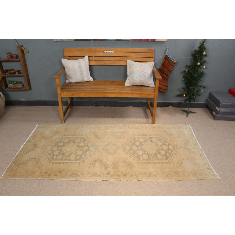 Tapis turc rétro idéal pour la décoration de chambre à coucher et de cuisine, parfait pour elle
