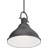  Abbie-J 1-Light Indoor Foundry Bronze Downrod Mini Pendant with 15.75"W Bell-Shaped Bowl-726038603-726038602