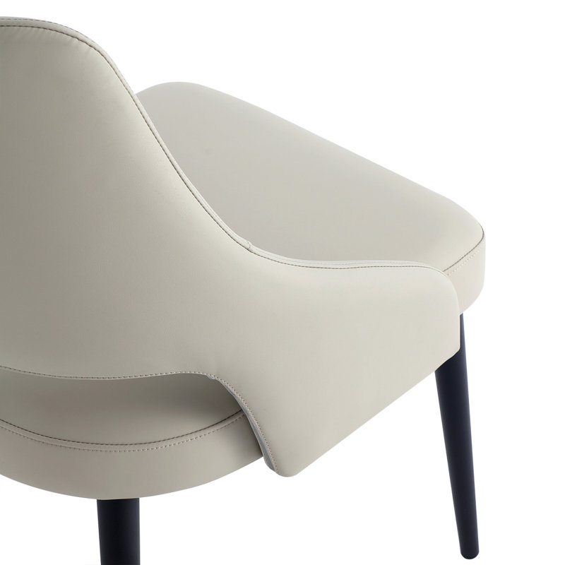 Chaise en métal Tremont, Gris Pierre