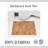 Square Natural Bamboo Bathroom Mat - Non Slip Bath Mat Foldable Duckboard-48167201