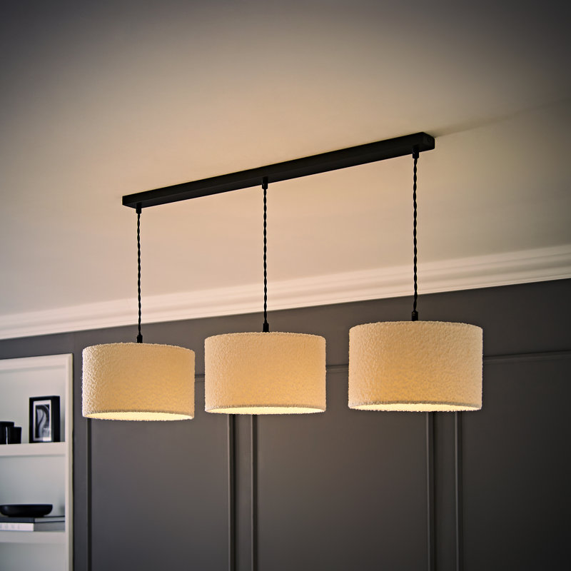 Albeiro 3 - Light Pendant, Matte Black, Yes