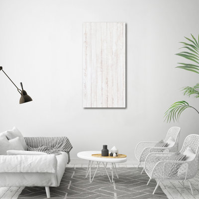 Wooden Background - Wrapped Canvas Print