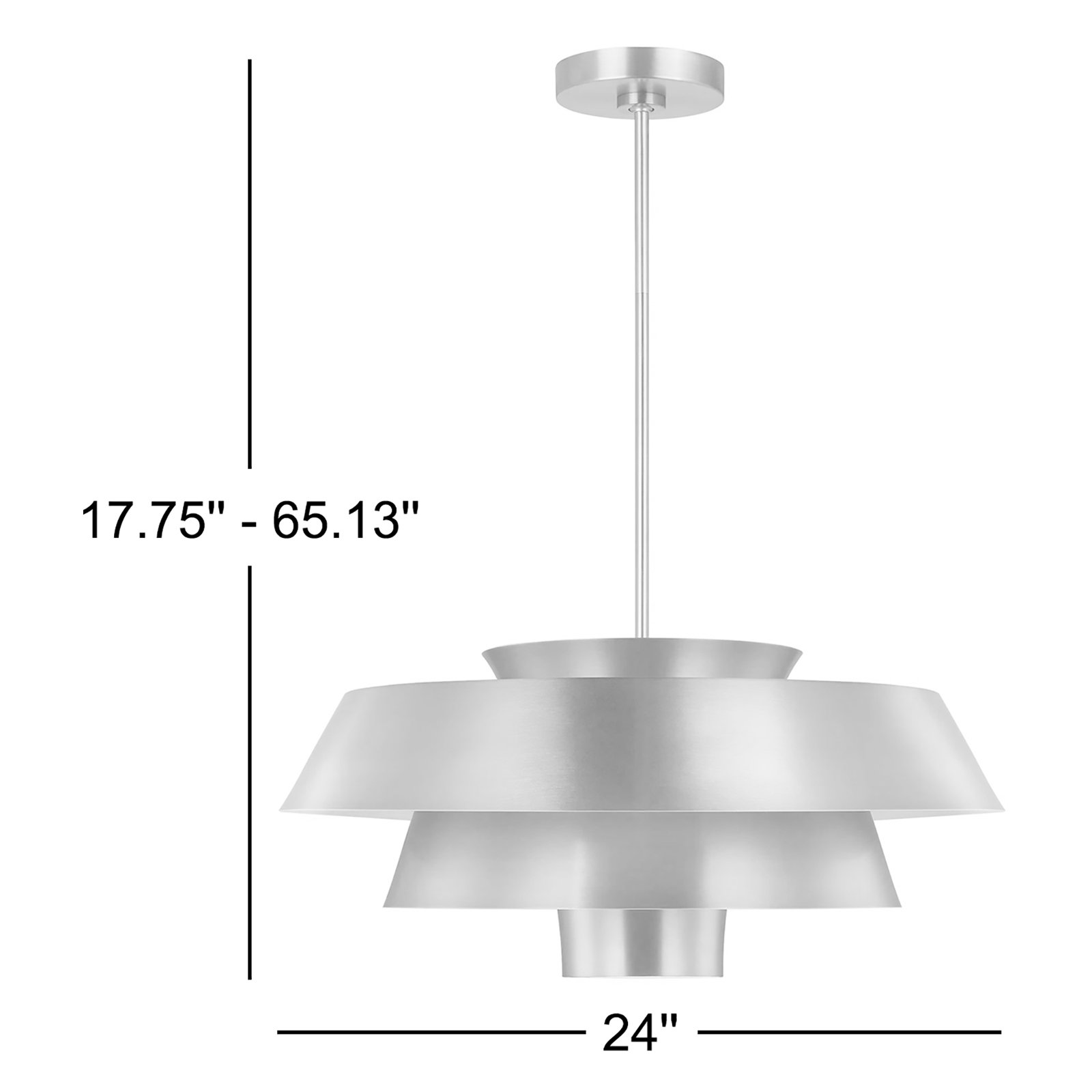 Kapa Single Light Pendant, Burnished Brass