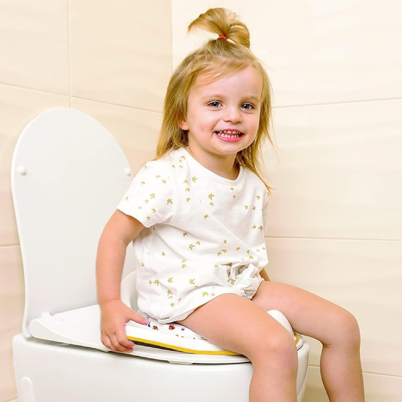  Baby Shark Soft Padded Toilet Training Seat & Reusable Trainer Pants Set