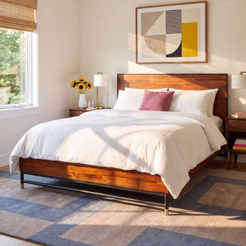 Dakota Wood Bed, Queen