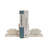 Bookends Marble Stone Lip-Shaped Sculptural Design 6x3x5 Inches White Contemporary Modern for Home Office Set of 2