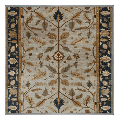 Machine Washable Turkish Grey Area Rug