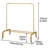 43.31'' Iron Rolling Clothing Rack-533284865