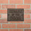 Plaque d'avertissement «Beware of Dogs» en fonte