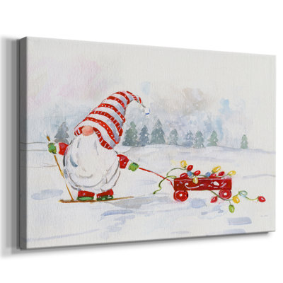 Winter Gnome II -Gallery Wrapped Cavas