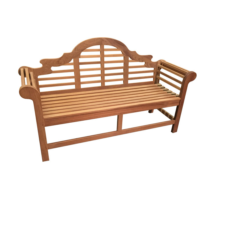 Banc d'extérieur en teck Lutyens, Brun, H 39 po x l 67 po x P 24 po