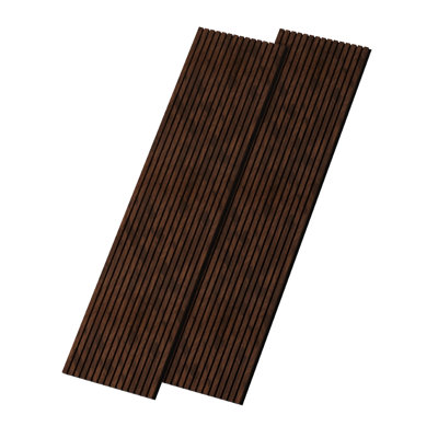2PC x 106" x 20.5" Home Decor 3D Acoustic Wood Slat Wall Panels, Decorative Soundproof  Panels for  Ceiling and Wall