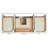 ARIEL Monreau 48" Solid Wood Single Bathroom Vanity Base Only in White-99377292
