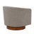 Arnardo Fabric Wood Base Swivel Chair-1153398286
