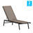 Aubrette All-Weather PVC-coated polyester Adjustable Reclining Chaise Lounge Chair-704983052