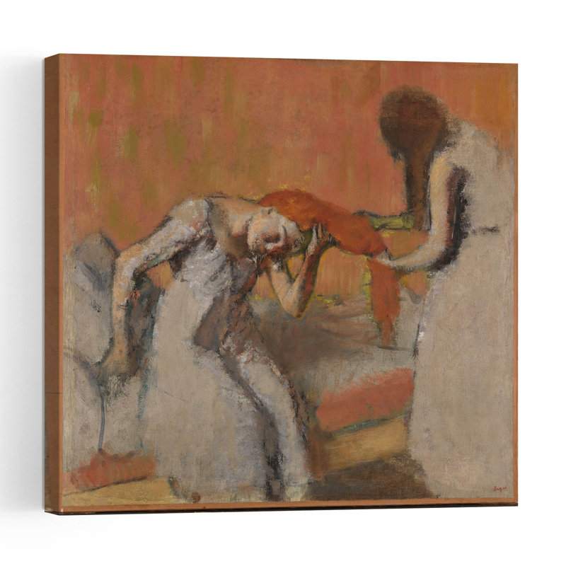 Toilettes du matin, 1890, estampe d'art mural abstrait contemporain, H 18 po x l 18 po