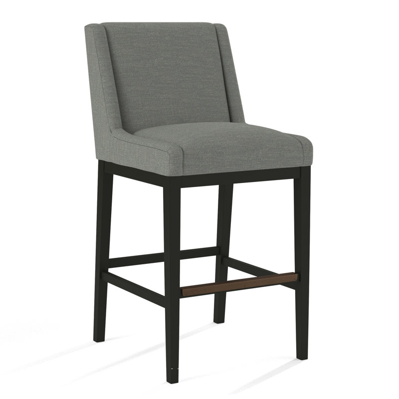 Upholstered Stool, 61626-87, Black
