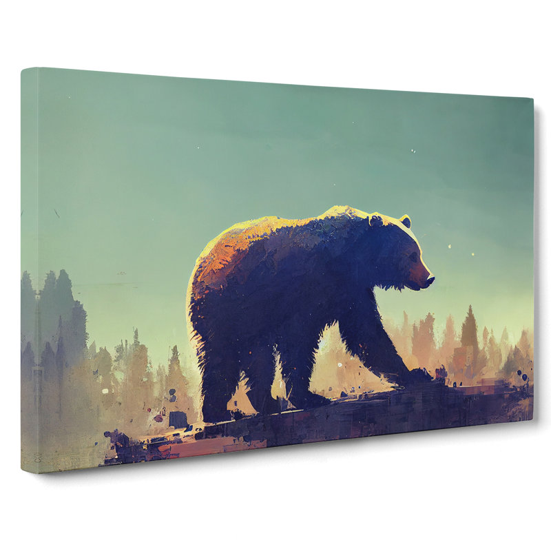 Bear Vol.4 Abstract - Wrapped Canvas, 35cm H x 50cm W x 3cm D
