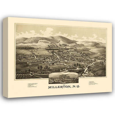 «Red Barrel Studio® Burleigh Gallery», art sur toile tendue: Millerton, New York, Burleigh, 1887