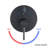 Wall Mounted Shower In Matt Black. 10" Rain Head And Handheld. Balancing Valve. Adjustable Holder, 360 Rotation. Corrosion . 1.8 Gpm Flow Rate. Dual Type. Compatible With American Pipe Us